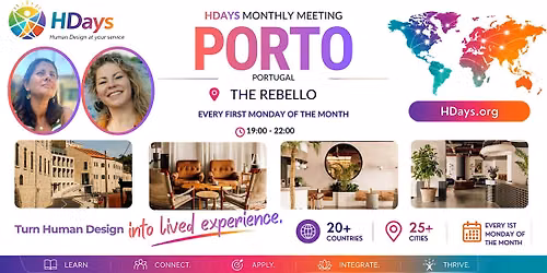 HDays Monthly Meeting in Porto at The Rebello