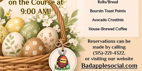 Easter Sunday Brunch Buffet!