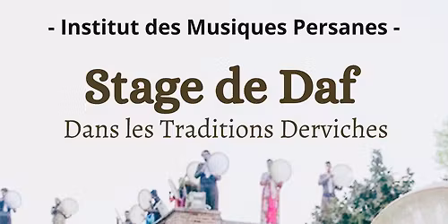 Stage de Daf dans les traditions derviches 