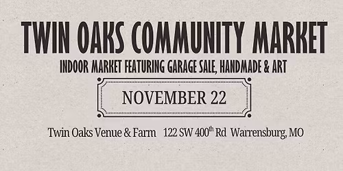 Twin Oaks Community Market
