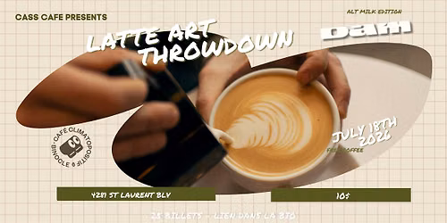 Latte Art Throwdown | Comp\u00e9tition de Latte Art