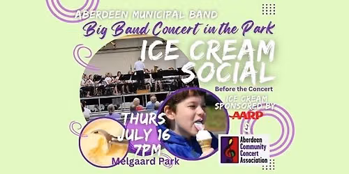 Ice Cream Social with the Aberdeen Municipal Band
