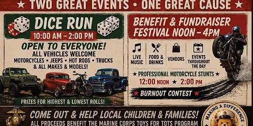 Marine Corps Toys for Tots Christmas in July