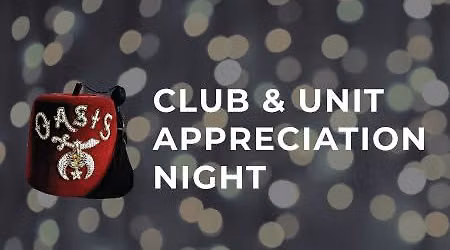 Club & Unit Appreciation Night 