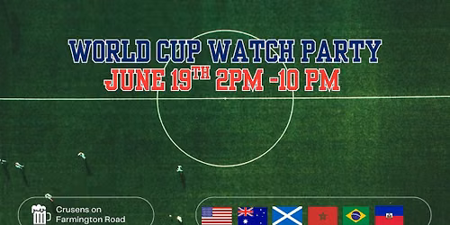 World Cup Watch Party at Crusens on Farmington Road