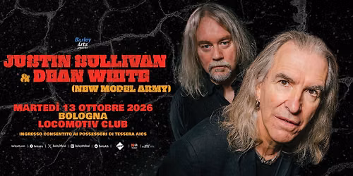 Justin Sullivan & Dean White (New Model Army) | Semi-acoustic live | Live in Bologna