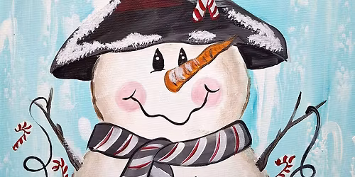 Mr. Peppermint Snowman Paint Party!