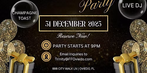 Oviedo Park Pub\u2019s New Year\u2019s Eve Party