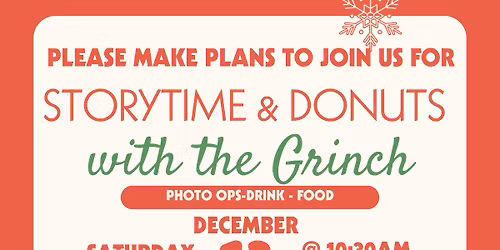 Storytime and Donuts with the Grinch!