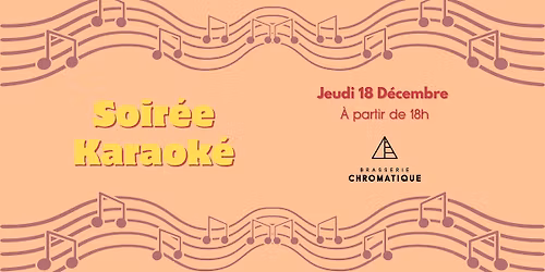 \ud83c\udfa4 Soir\u00e9e karaok\u00e9 \ud83c\udfa4