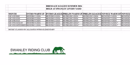 Summer Dressage League August 