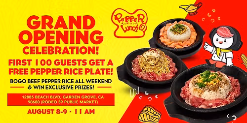 Pepper Lunch Rodeo 39 Grand Opening
