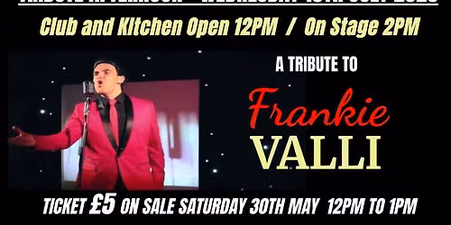 TRIBUTE TO FRANKIE VALLI