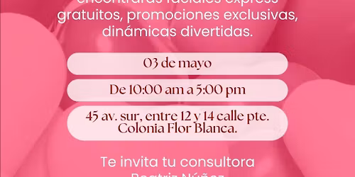 Feria de emprendedores flor blanca 