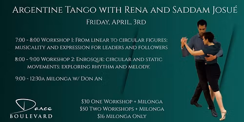 Argentine Tango with Rena and Saddam Josu\u00e9