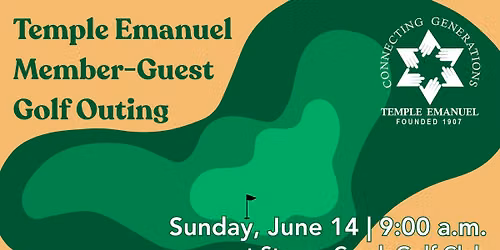 Temple Emanuel Member-Guest Golf Outing