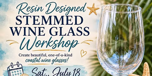 Resin Ocean Wine Glasses