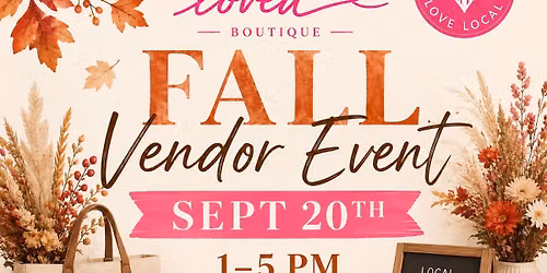 Fall Vendor Event