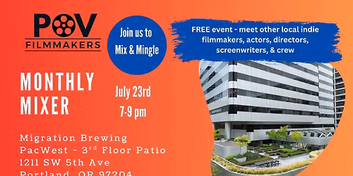 POV Filmmakers Free Monthly Mixer