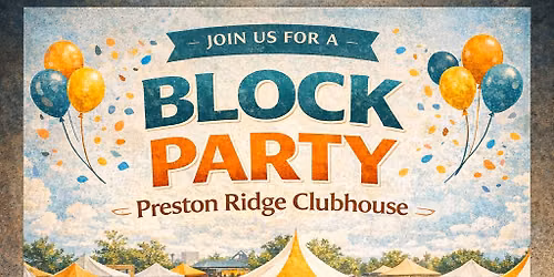Preston Ridge Block Party