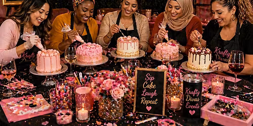 Sip & Craft Cake Decorating Session