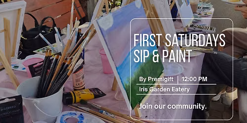 First Saturdays Sip & Paint