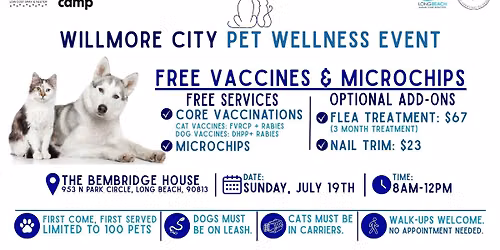 Willmore City Free Pet Wellness Event!