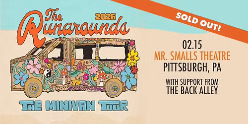 SOLD OUT - The Runarounds - The Minivan Tout with support from The Back Alley