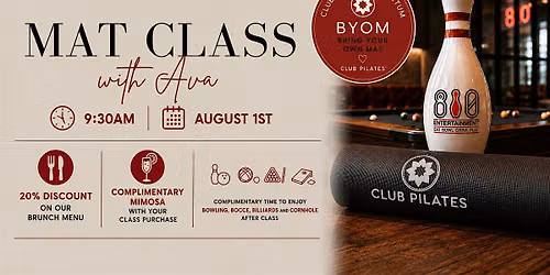 Mat Class with Ava | Club Pilates X 810 Entertainment