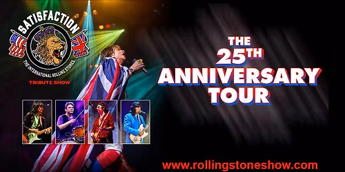 Satisfaction at The Murphy Theatre in Wilmington, OH on May 30th, 2026 at 7:30pm.