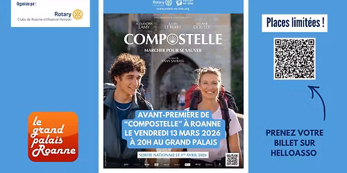 Avant-premi\u00e8re \u00ab Compostelle \u00bb \u00e0 Roanne