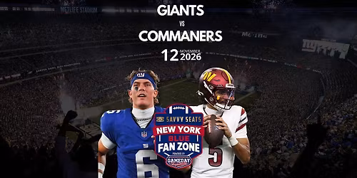 Giants vs. Commanders Fan Zone at MetLife: Food, Drinks & Game Day Vibes!