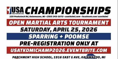 Master MHammad's USA Tae Kwon Do Championships 2026