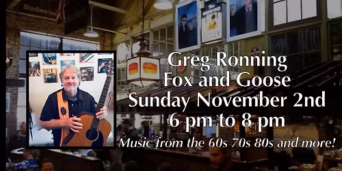 Greg Ronning | Live at Fox & Goose