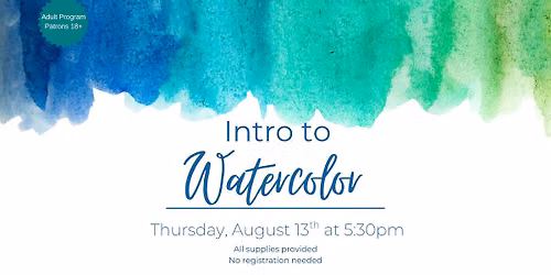 Intro to Watercolor
