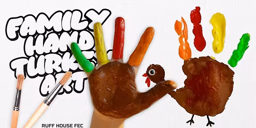 Family Hand Turkey Art