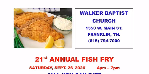 21st Annual Fish Fry