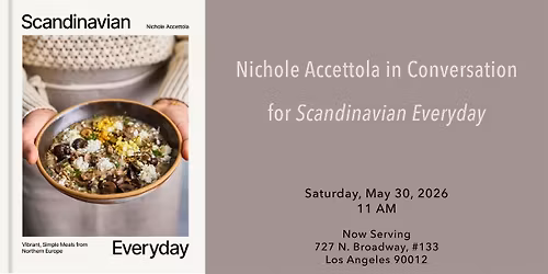 KCRW & Now Serving Present Scandinavian Everyday