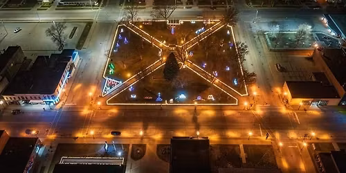 Santa's Shining Light Show!