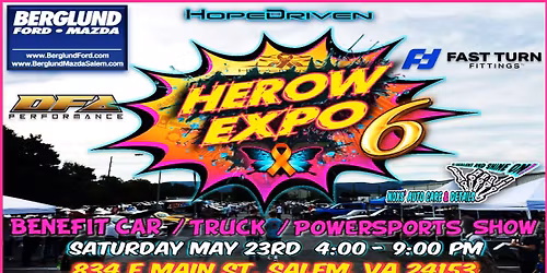HopeDriven's HeRow Expo 6 Benefit Car \/ Truck \/ Powersports Show