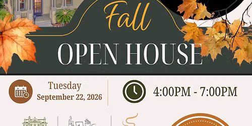 FALL OPEN HOUSE 2026