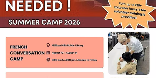 Volunteer Opportunities - Aaniin Community Centre (U+ Summer Camps)