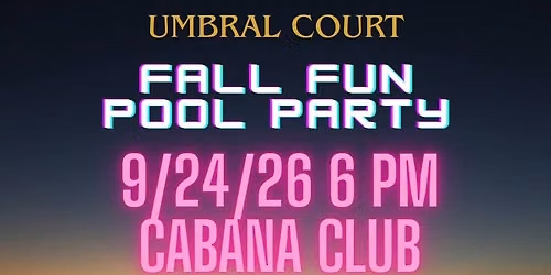 Umbral Court Fall Fun Pool Party