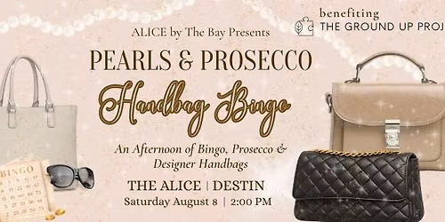 Pearls & Prosecco Handbag Bingo