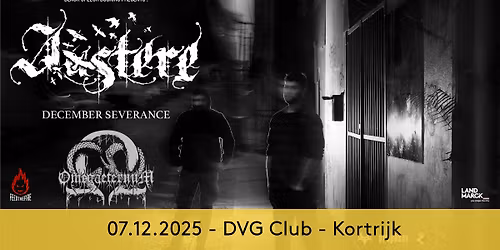 Austere + Omegaeternum @ DVG Club, Kortrijk