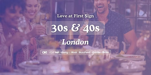 London Singles Night, 30s & 40s | Bootlegger Richmond | Love at First Sign