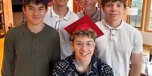 Grad Party: Daniel Kenyon, Xavier Oberfoell, Orlando Plum, Lukas Schoen & James Tilley