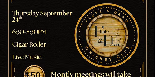 Flute & Dram Whiskey Club Lauch Party