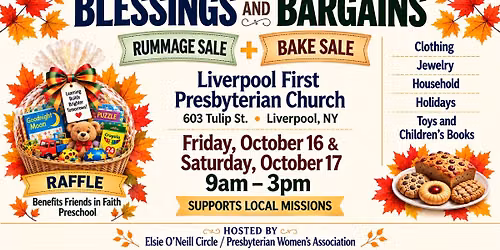 Blessings and Bargains: Annual Rummage and Bake Sales