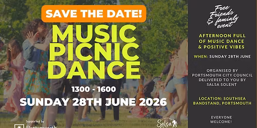\ud83c\udf89  PICNIC MUSIC & DANCE \ud83c\udf89 free outdoor event at Bandstand \ud83c\udf1f 